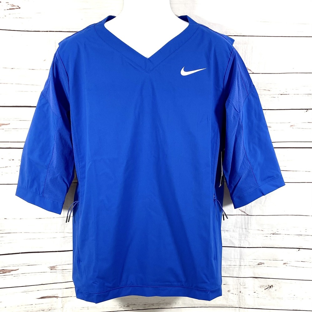 Nike Baseball Jacket Short Sleeve Team Blue Size Large‎ 897383-493 $85